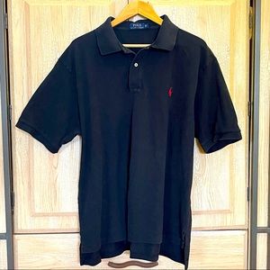 Men’s Ralph Lauren The Iconic Mesh Polo Shirt XXL - Black